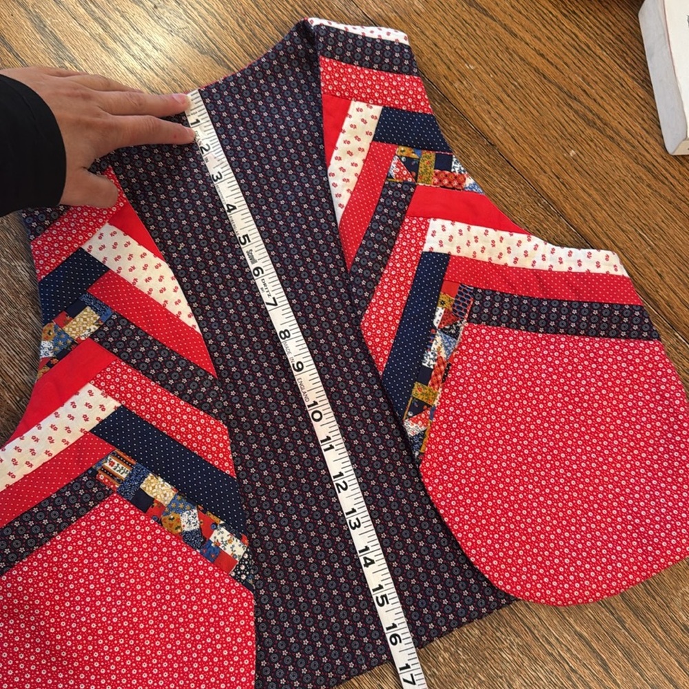 Handmade Vintage Patchwork Vest - image 6
